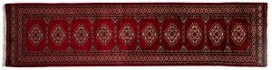 Tappeto Passatoia Pakistan Bukhara 304x75cm visione dall'alto