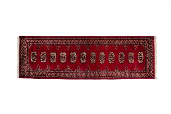 Tappeto Guida Pakistan Bukhara 304x75cm visione dall'alto
