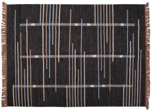 Tappeto indiano Kilim 175x128cm visione dall'alto