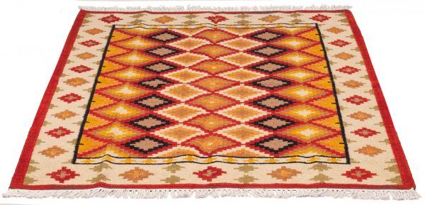 Tappeto Indiano Kilim 183x128cm - immagine 3