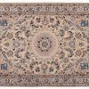 Tappeto Nain 9 capi 146x97cm visione dall'alto