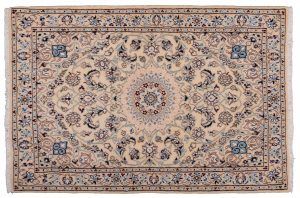 Tappeto Nain 9 capi 146x97cm visione dall'alto
