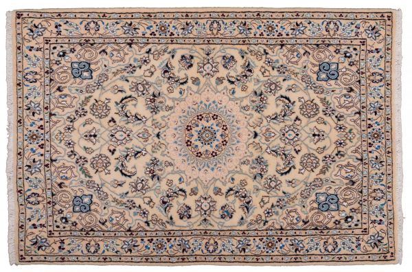 Tappeto Nain 9 capi 146x97cm visione dall'alto