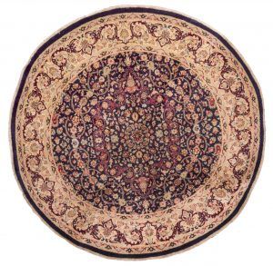 Tappeto Pakistan Persian 186x183cm colorazione blu visione frontale