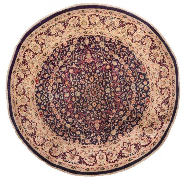 Tappeto Pakistan Persian 186x183cm colorazione blu visione frontale