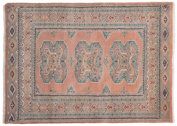 Tappeto Pakistano Kashmir 138x96cm visione dall'alto