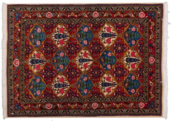 Tappeto Persiano Baktiari 146x106cm visione dall'alto