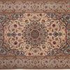 Isfahan Tappeto Persiano 226x153cm visione dall'alto