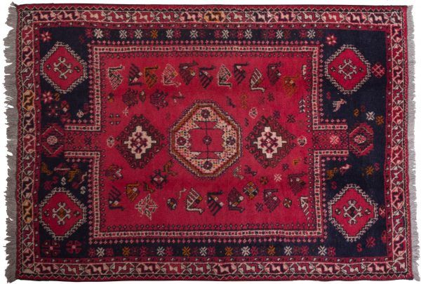 Tappeto Persiano Shiraz 277x196cm visione dall'alto