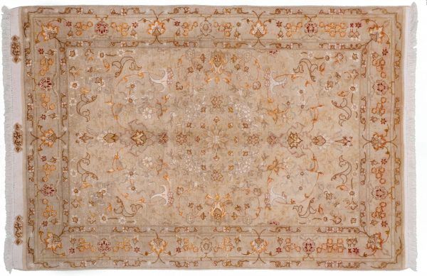Tappeto Persiano Tabriz 152x102cm visione dall'alto