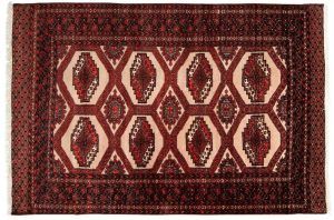 Tappeto Pakistan Bukara 175x122cm visione dall'alto