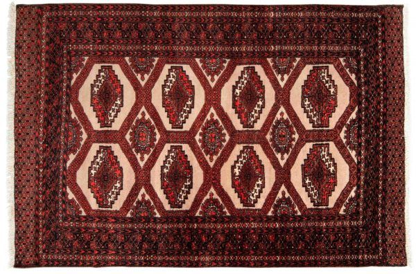 Tappeto Pakistan Bukara 175x122cm visione dall'alto