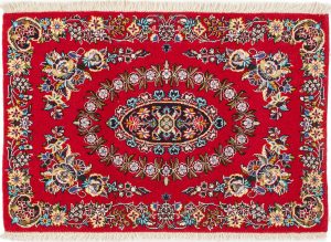 Tappeto Persiano Kashan. 100X70 visione dall'alto