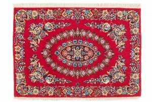 Tappeto Persiano Kashan. 100X70 visione dall'alto
