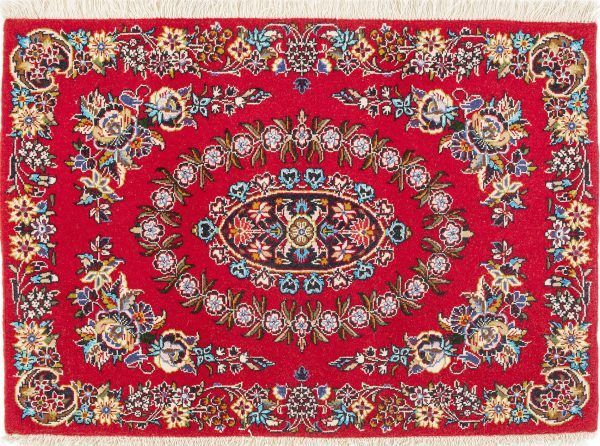 Tappeto Persiano Kashan. 100X70 visione dall'alto