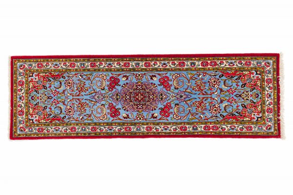 Tappeto Persiano Kum Kurk. 175X55 visione dall'alto