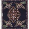 Tappeto Persiano Kashan. 100X90 visione dall'alto