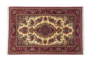 Tappeto Persiano Kum Kurk. 218X150 visione dall'alto