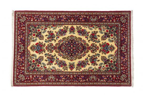 Tappeto Persiano Kum Kurk. 218X150 visione dall'alto