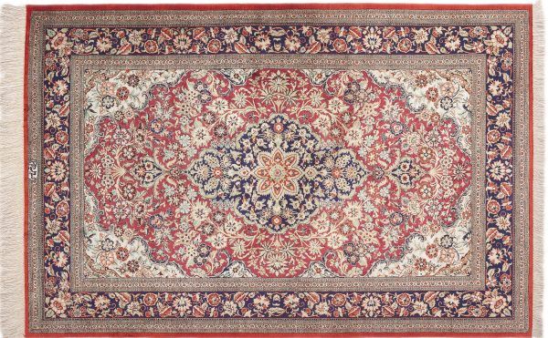 Tappeto Persiano Kum Seta 150X100cm