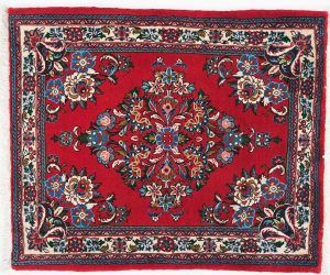 Tappeto Persiano Saruk. 80X66 visione dall'alto