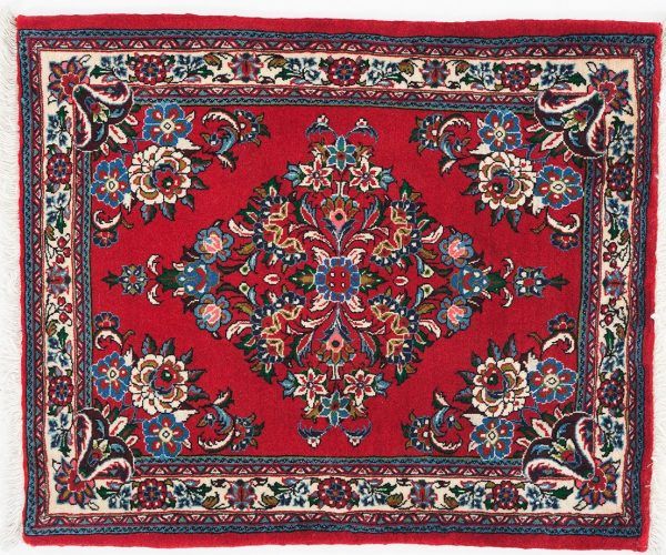 Tappeto Persiano Saruk. 80X66 visione dall'alto