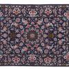 Tappeto Isfahan persiano 122X83 visione dall'alto