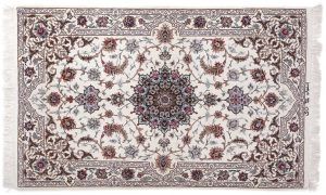 Tappeto Persiano Isfahan 158X100cm visione dall'alto