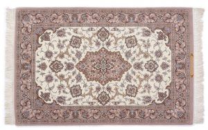 Tappeto Persiano Isfahan. 120X80 visione dall'alto