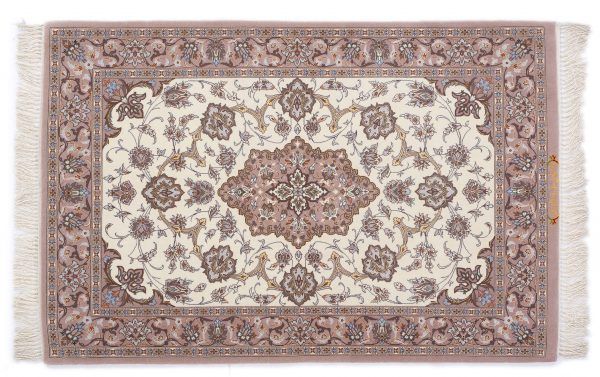 Tappeto Persiano Isfahan. 120X80 visione dall'alto
