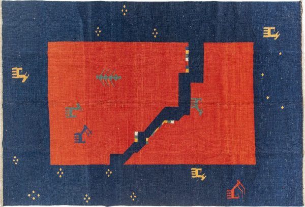 Kilim tappeto 250X163cm visione frontale