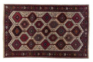 Tappeto Persiano Yalameh. 300X200 visione dall'alto