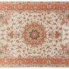 Tappeto Persiano Tabriz 60 300X200cm visione dall'alto