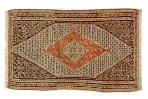 Tappeto Persiano Kilim Senneh. 196x120 visione dall'alto