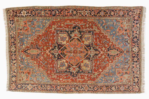 Tappeto Persiano Heritz. 330 X 228 visione dall'alto