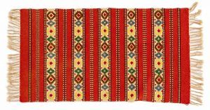 Tappeto Persiano Kilim 115X68cm visione dall'alto
