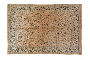 Tappeto Persiano Saruk. 370X274 visione dall'alto