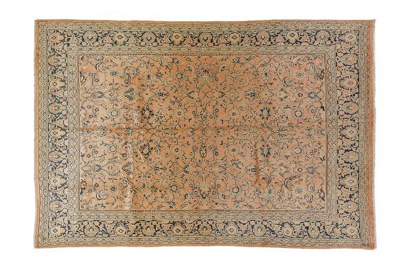 Tappeto Persiano Saruk. 370X274 visione dall'alto