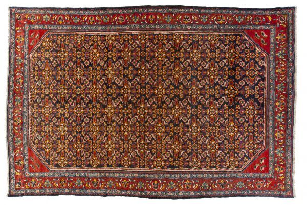 Tappeto Persiano Hamadan. 318X215 visione dall'alto
