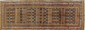 Tappeto Caucasico Karabag. 340x124 visione dall'alto