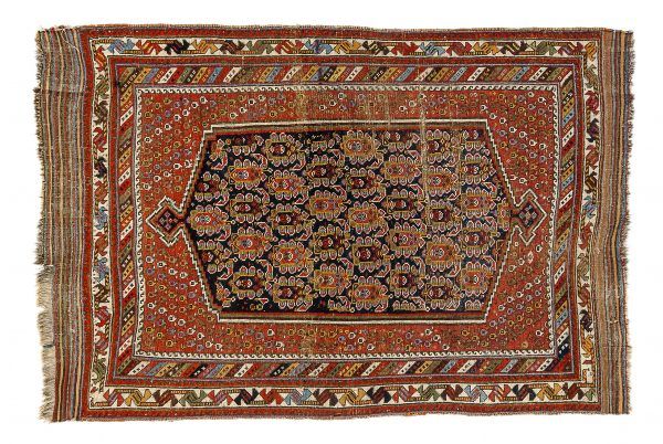Tappeto Persiano Asfhar. 178X120 visione dall'alto