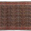 Tappeto Persiano Yazd. 364x256cm visione dall'alto