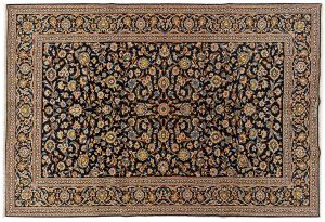 Tappeto Persiano Kashan. 338x232 visione dall'alto
