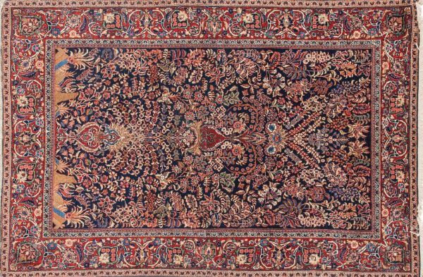 Tappeto Persiano Qazvin Antico 189x130cm