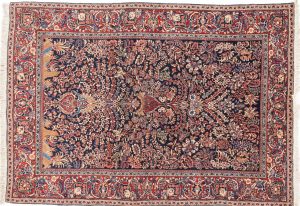 Tappeto Persiano Qazvin Antico 185x133cm
