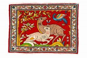 Tappeto Persiano Saruk. 89X65 visione frontale
