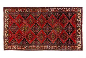 Tappeto Persiano Hamadan. 300X168 visione dall'alto