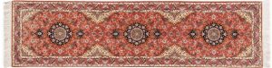 Tappeto Passatoia Persiano Tabriz 60 312X86cm