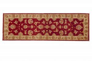 Tappeto Afgano Asla. 248X81 visione dall'alto