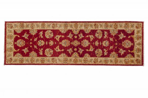Tappeto Afgano Asla. 248X81 visione dall'alto